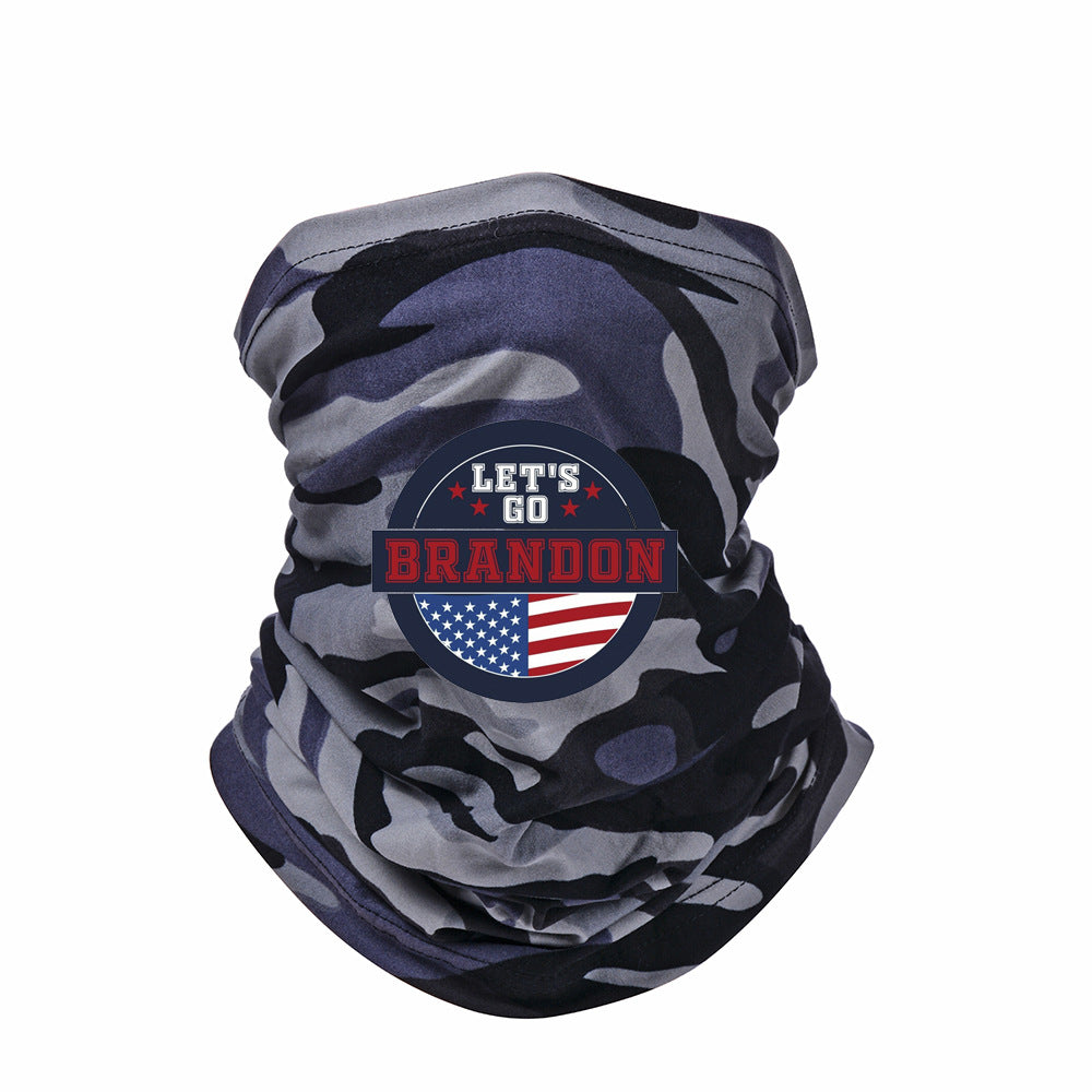 Camouflage Scarf Milk Silk Sunscreen Mask
