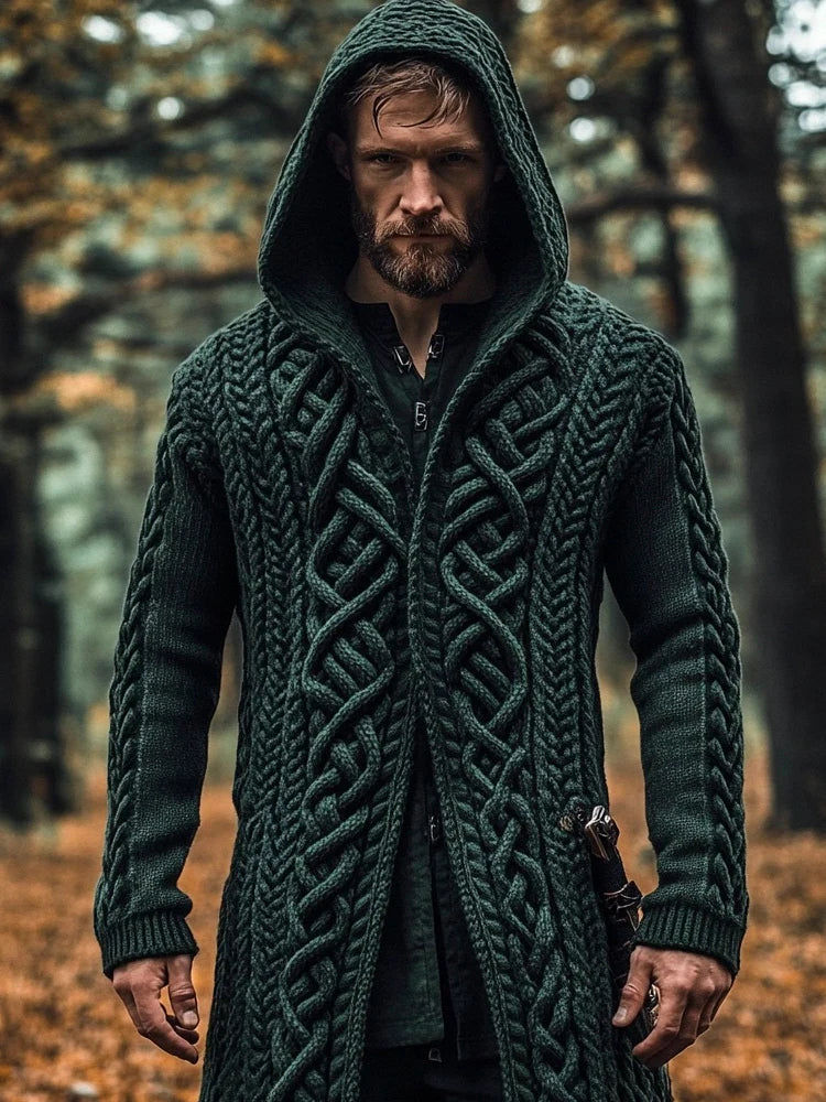 New 3D-printed Casual Hooded Cape Jacket