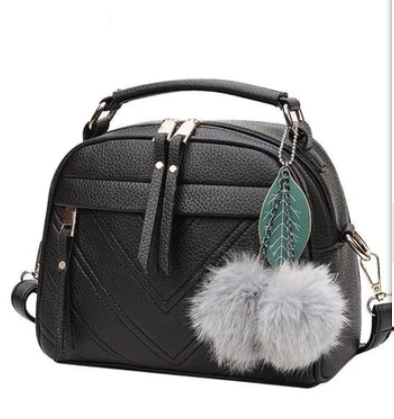 Hair ball, shoulder bag, shoulder bag