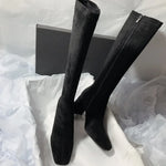 Suede Mid Calf Winter Boots