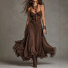 Lace Boho Midi Dress