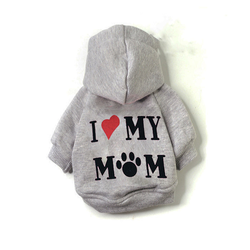 Fleece Security Pet Sweater With Hood Autumn And Winter