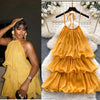 Halter Tiered A-Line Beach Dress