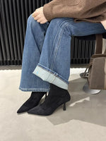 Retro Suede Ankle Booties
