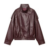Chic Faux Leather Jacket