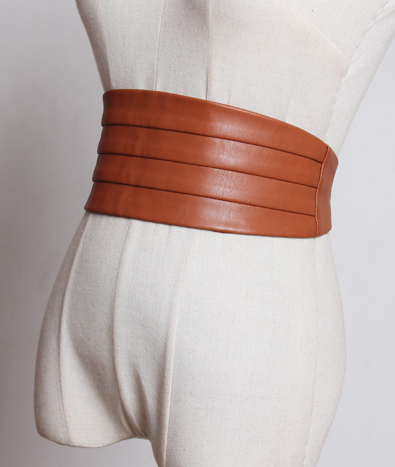 Fashion Waist Seal Ladies Wide Belt Decoration