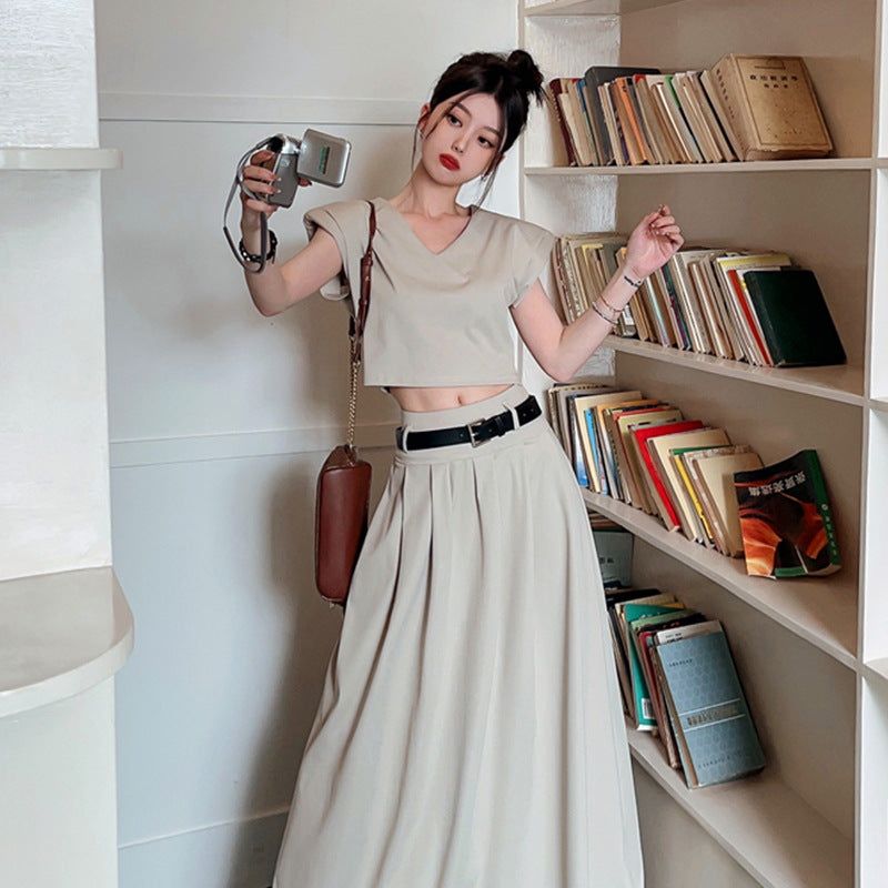 Loose Slimming A- Line Dress