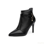 Pointed Toe Stiletto Ankle Boot