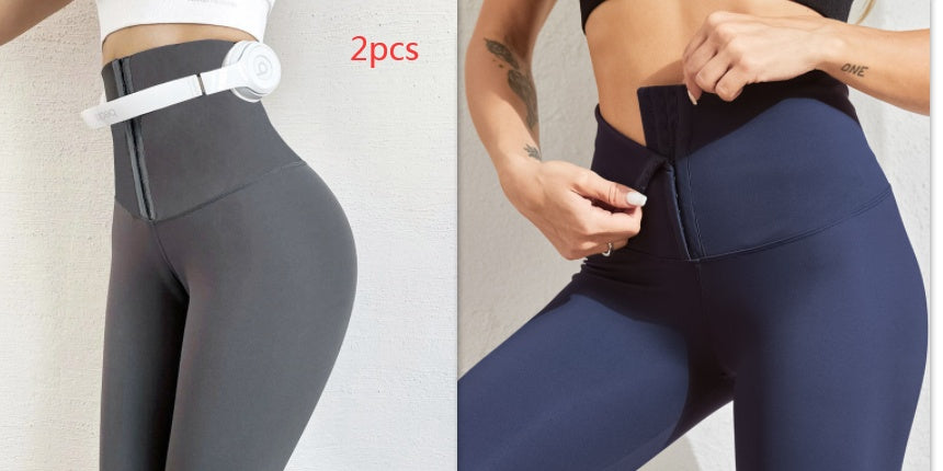 High Waist Shaping Fitness Pants Women's Stretch Tights