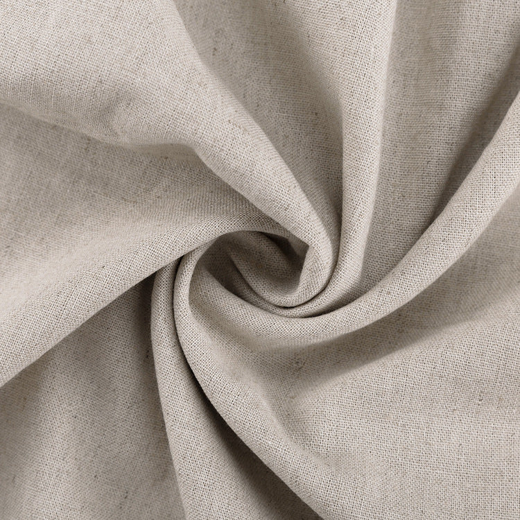 Cotton And Linen French Dress Temperament Commute V-neck Lantern Sleeve Loose Dress