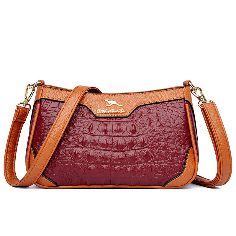 Alligator Pattern Shoulder Bags Women Crossbody Bag