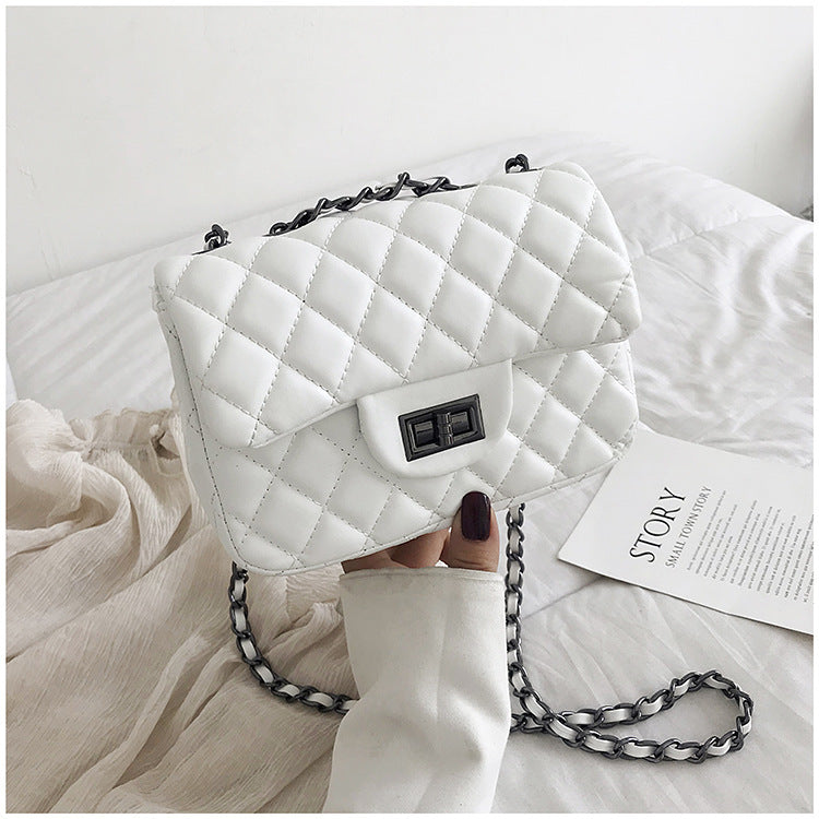 Casual Diamond Crossbody Small Square Bag