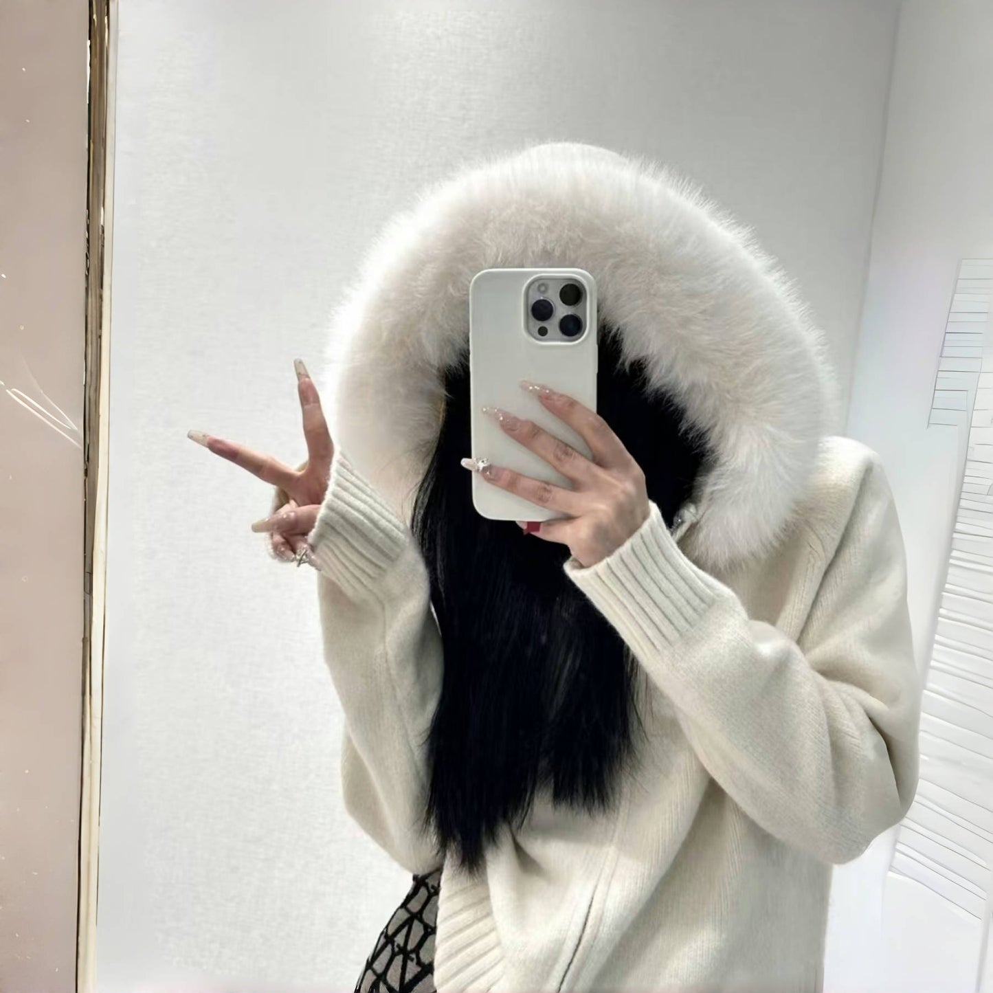 Knitted Cardigan Sweater Coat For Women