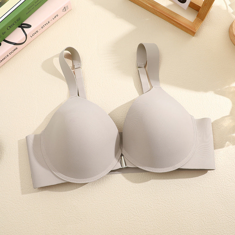 Adjustable Plus-size Womens Front-closure Bra