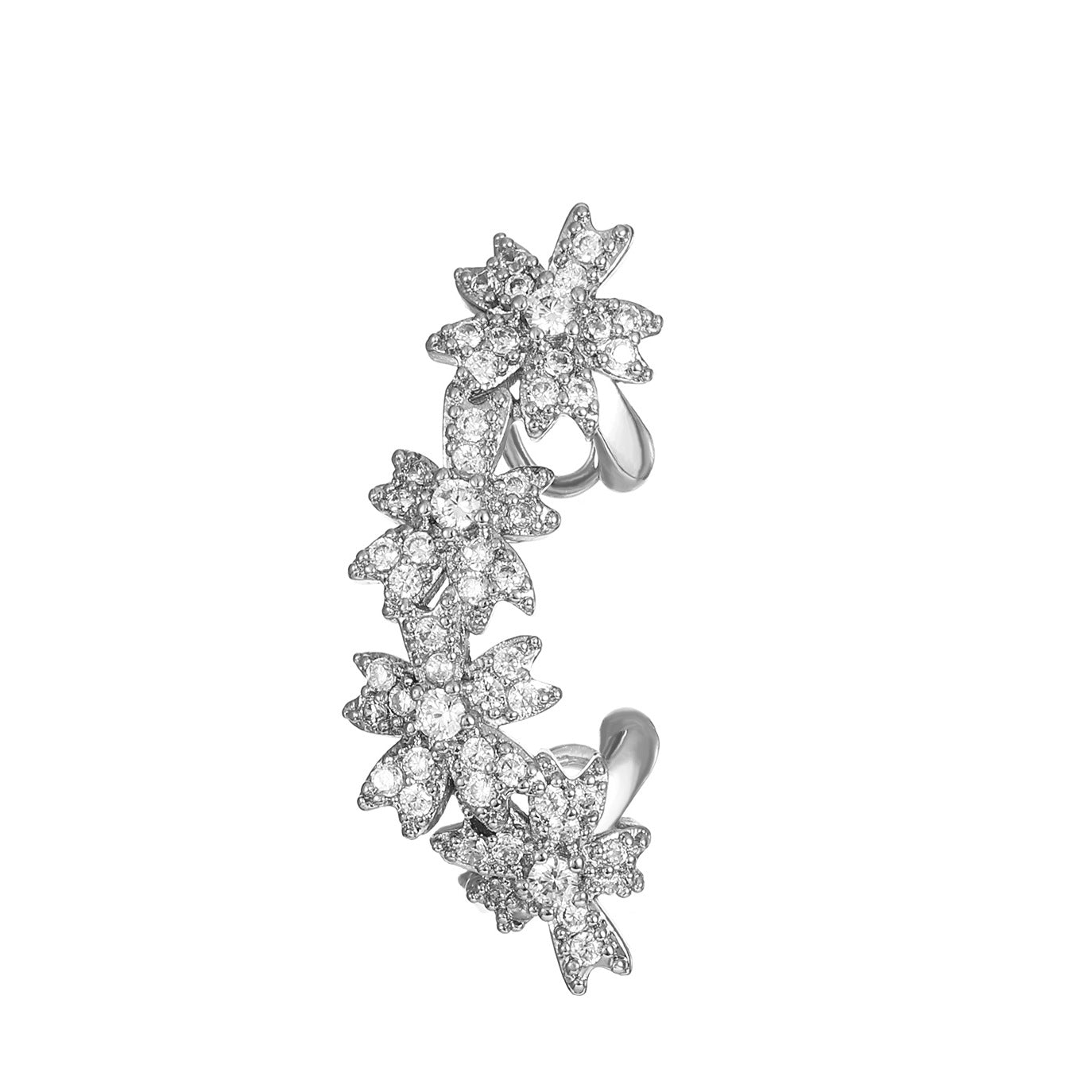 European And American Ins Flowers Ear Clip