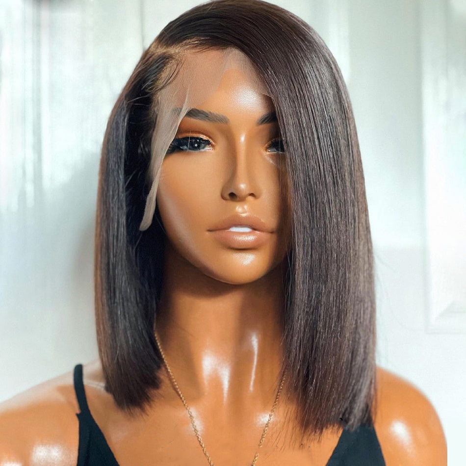 Super Double Drawn 13x4 Brown Lace Frontal Wig