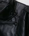 Chic Faux Leather Jacket