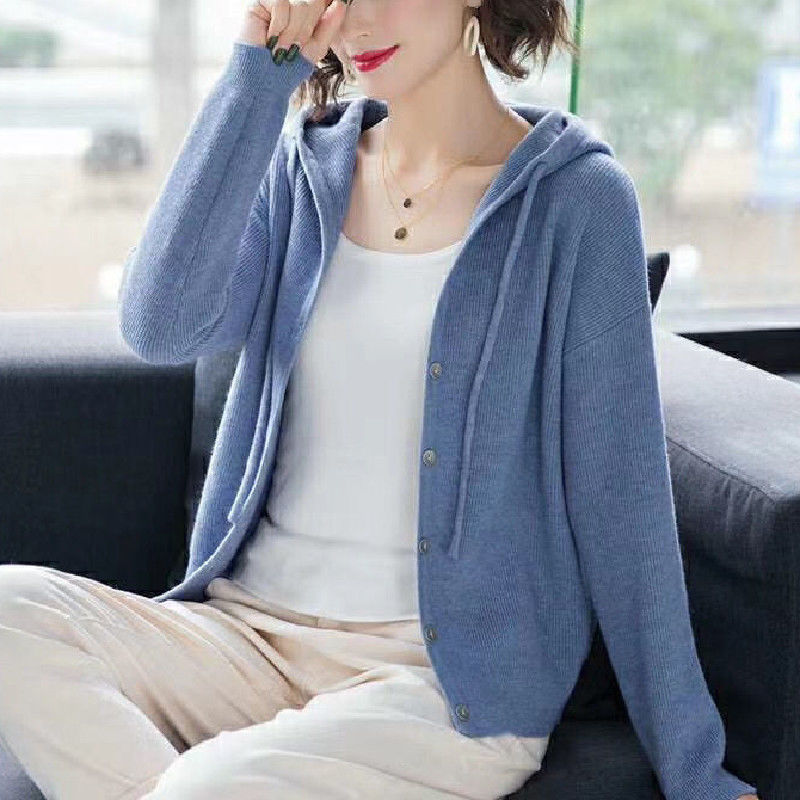 Knit cardigan sweater coat