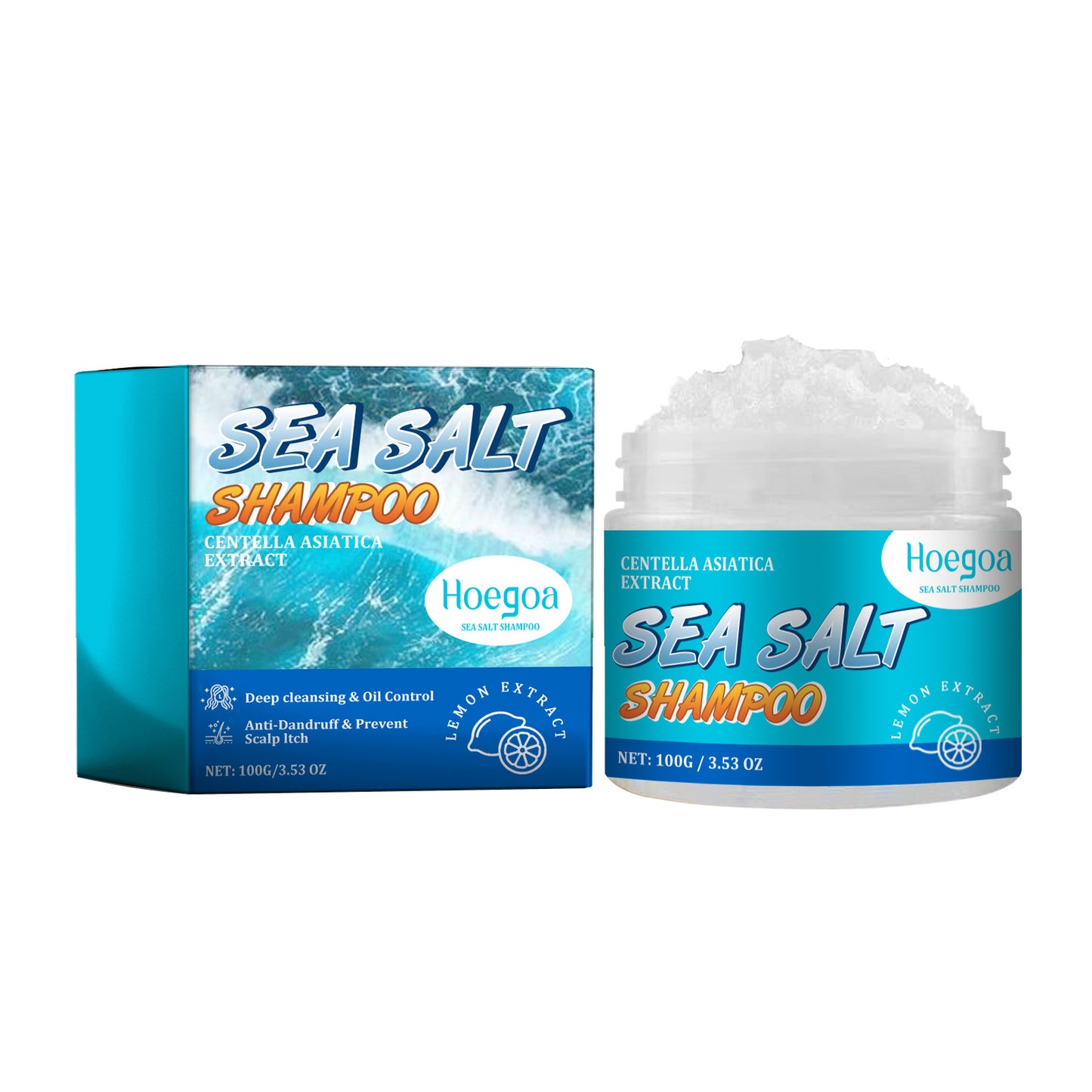 Sea Salt Anti-dandruff Shampoo Deep Cleaning