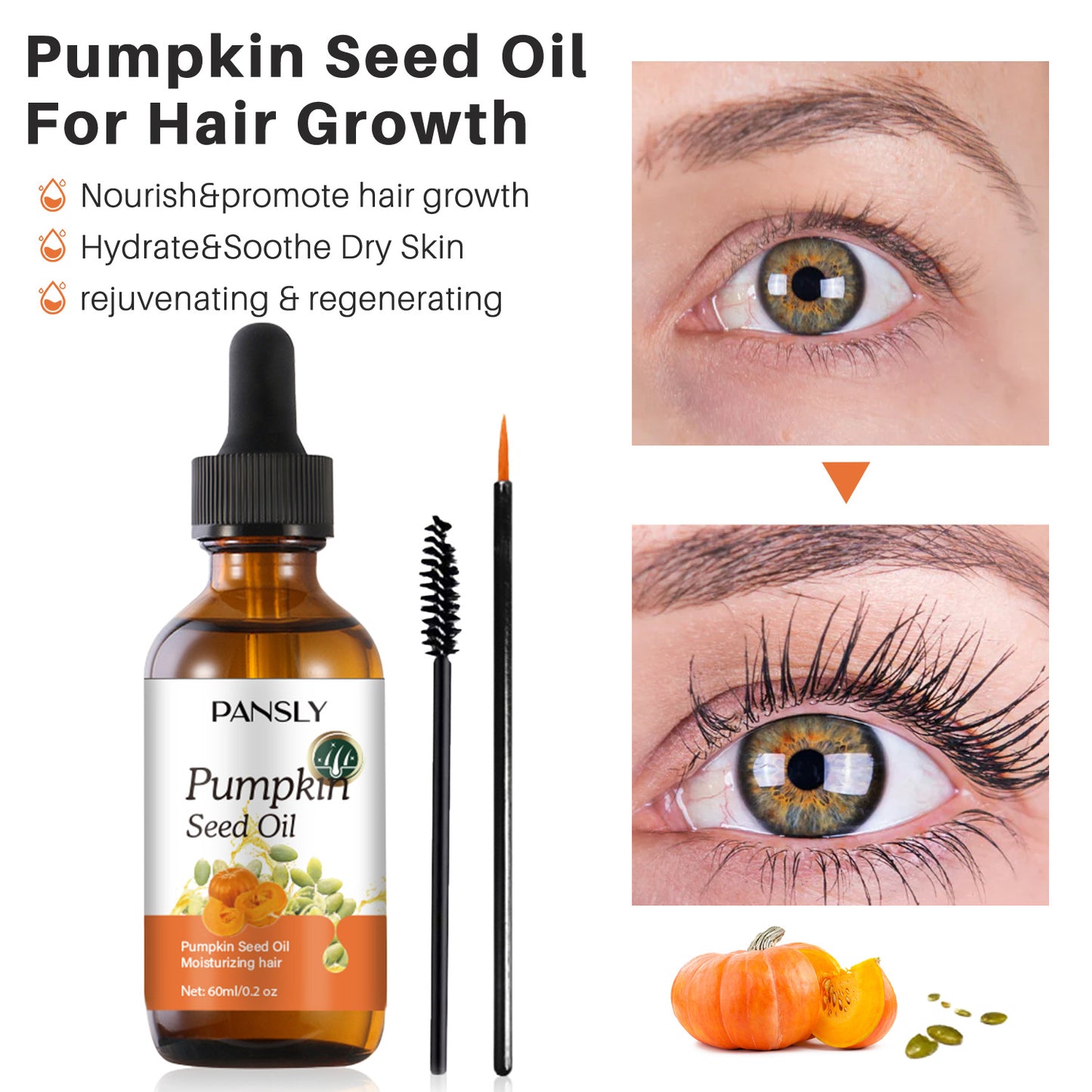 Pumpkin Seed Oil Hair Care Moisturizing 60ML