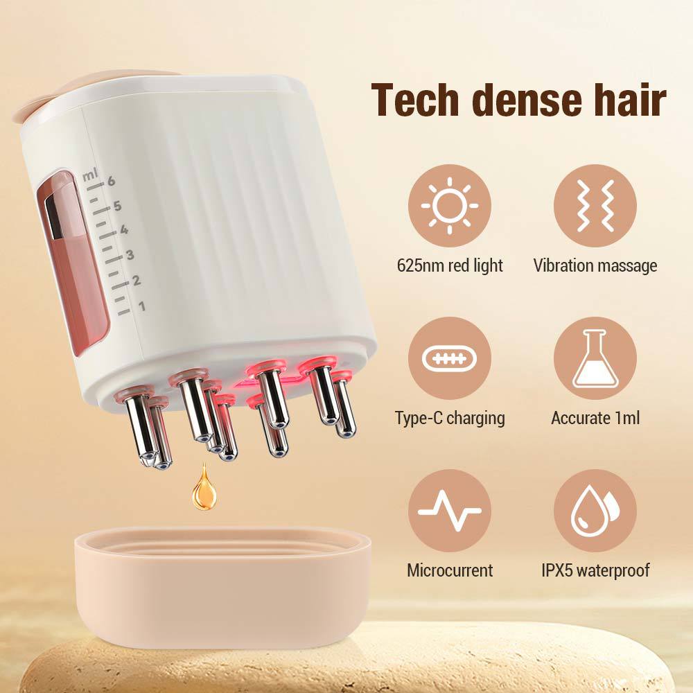 Red Light Vibration Massage Comb Scalp Medicine Import Micro Current