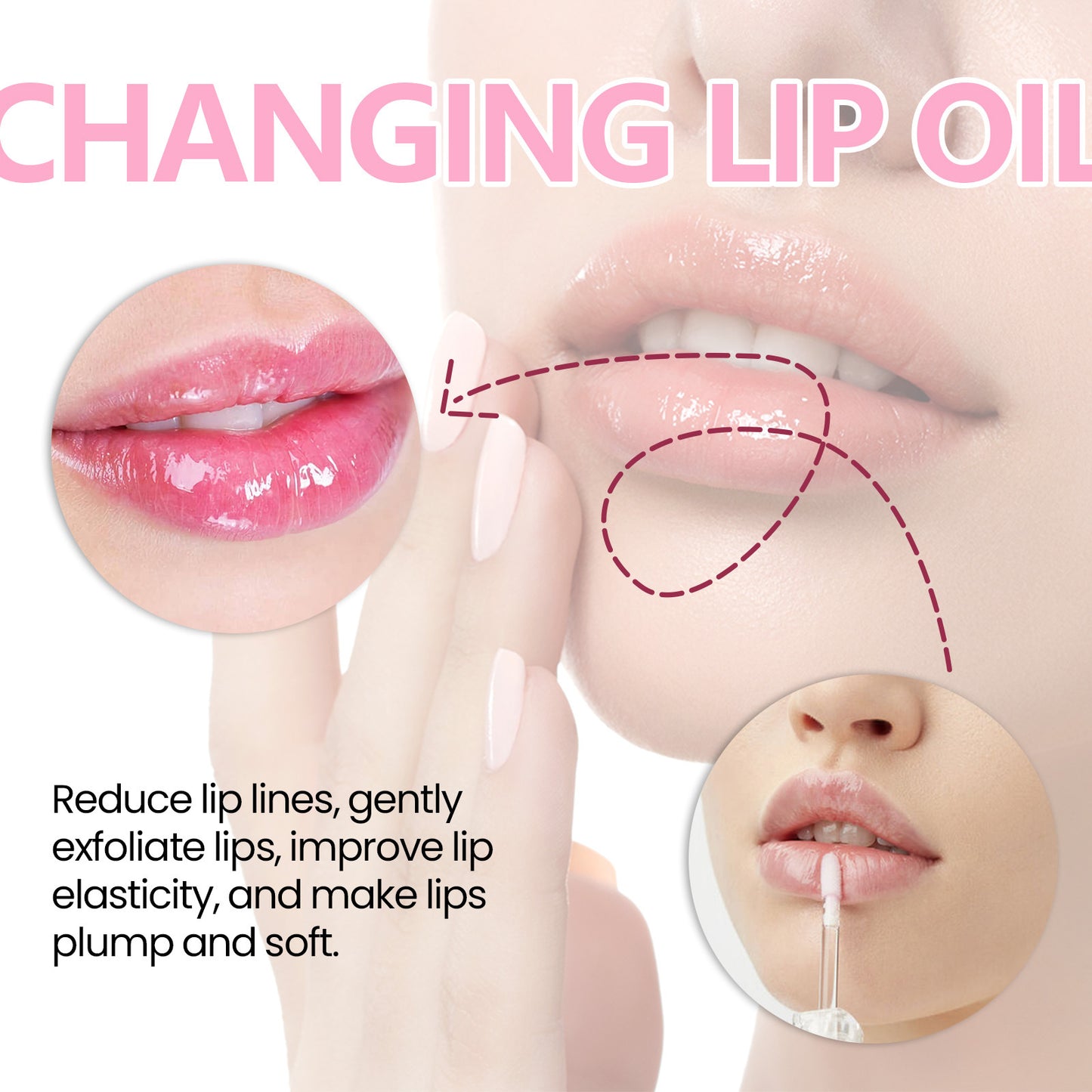 Moisturizing Color Changing Lip Care Oil Hydrating