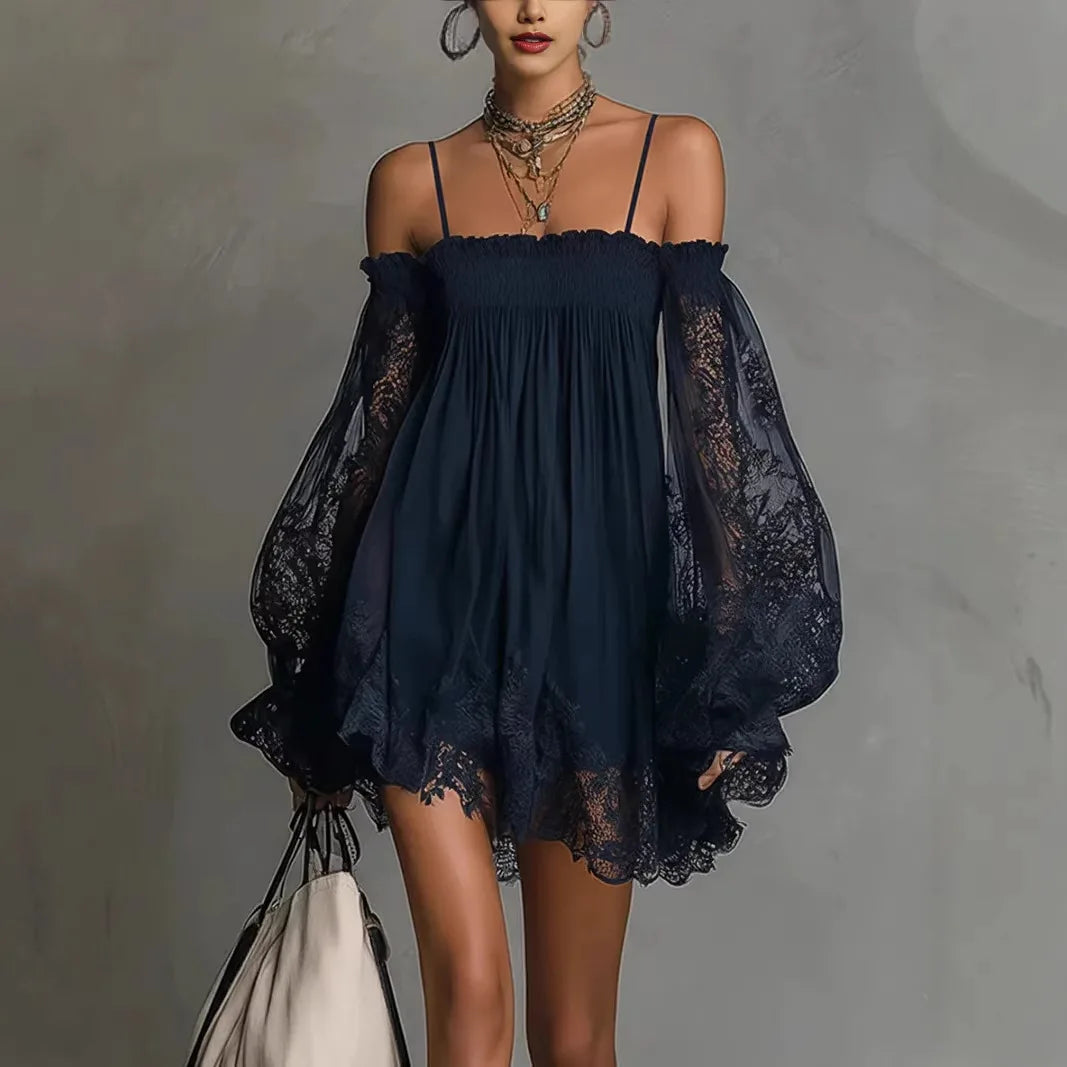 Elegant Off-Shoulder Mini Dress