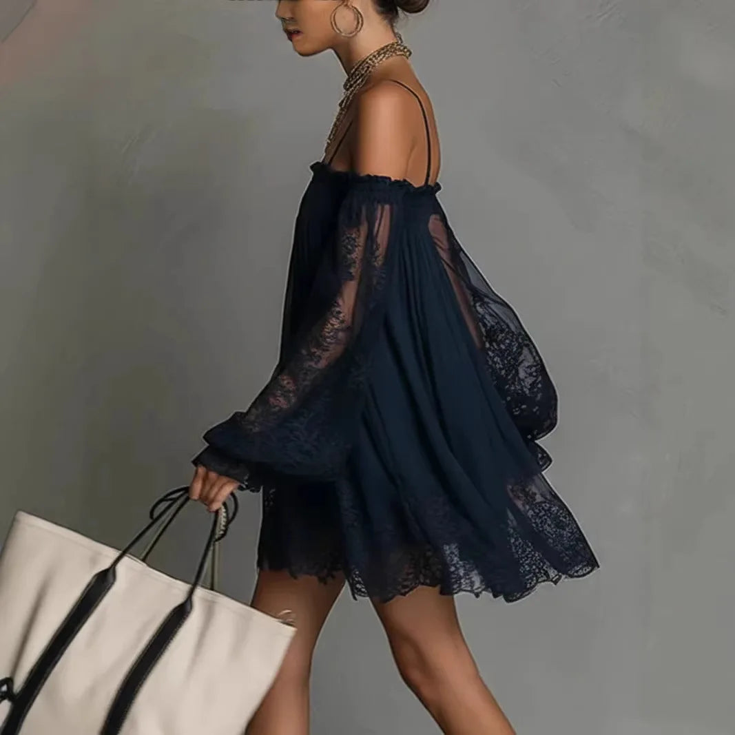 Elegant Off-Shoulder Mini Dress