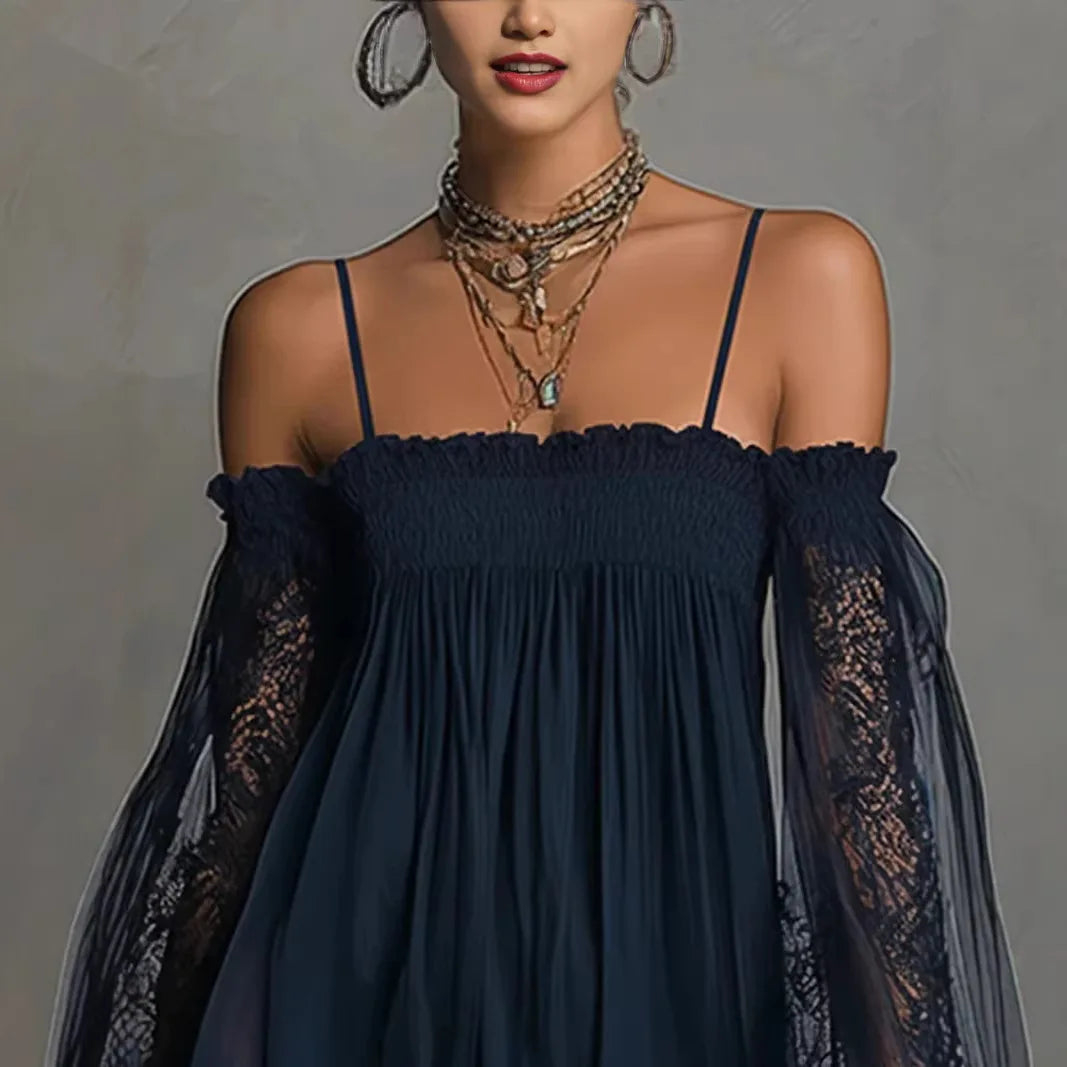 Elegant Off-Shoulder Mini Dress