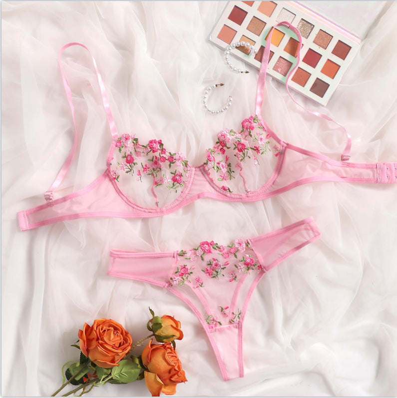 Women's New Lace Underwear Bra Set