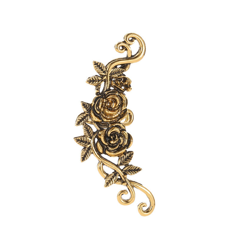 European And American Ins Flowers Ear Clip