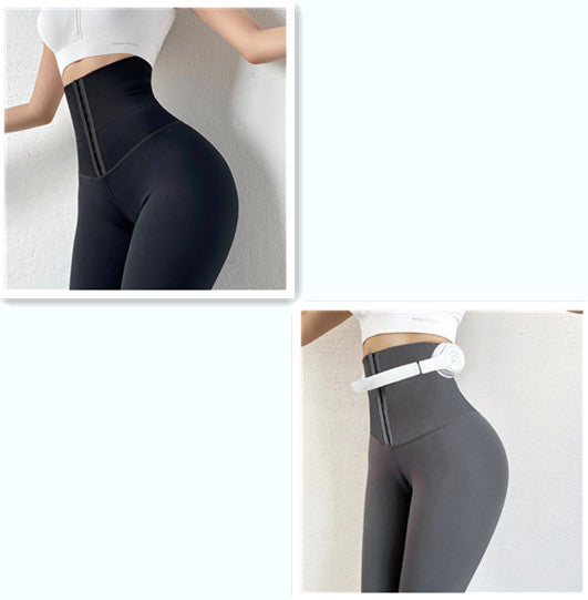 High Waist Shaping Fitness Pants Women's Stretch Tights