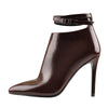 Pointed Toe Ankle Strap Booties