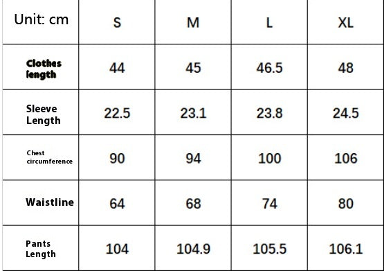Women's Fashionable Printed Loose Trousers Suit