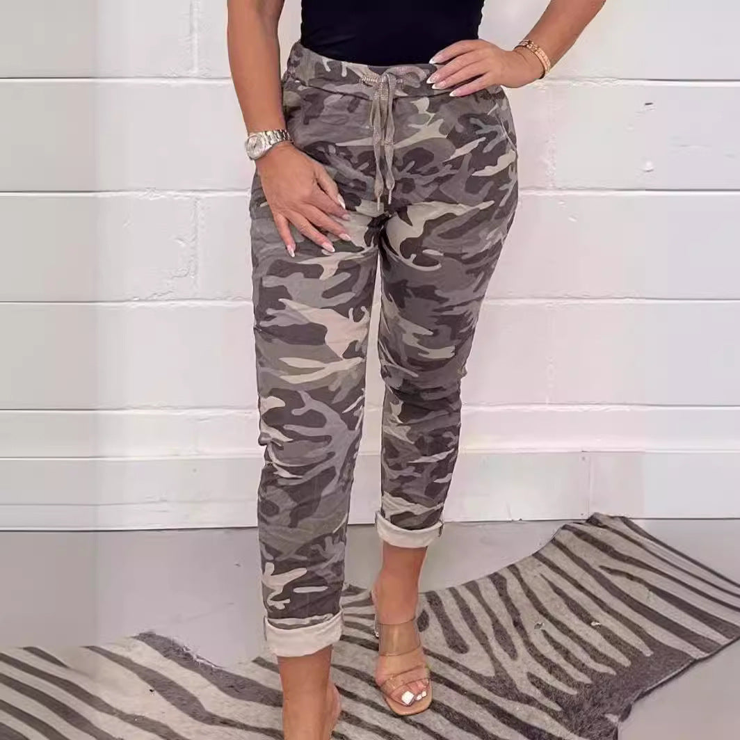 Fashion Camouflage Print Loose Casual Pants Sports Pants