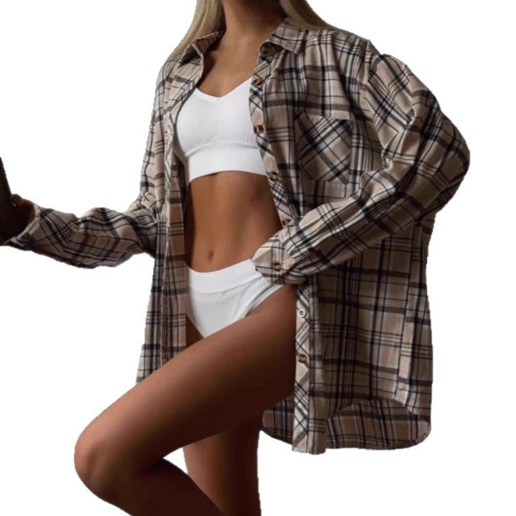 Loose Casual Fashion Long Sleeve Shirt