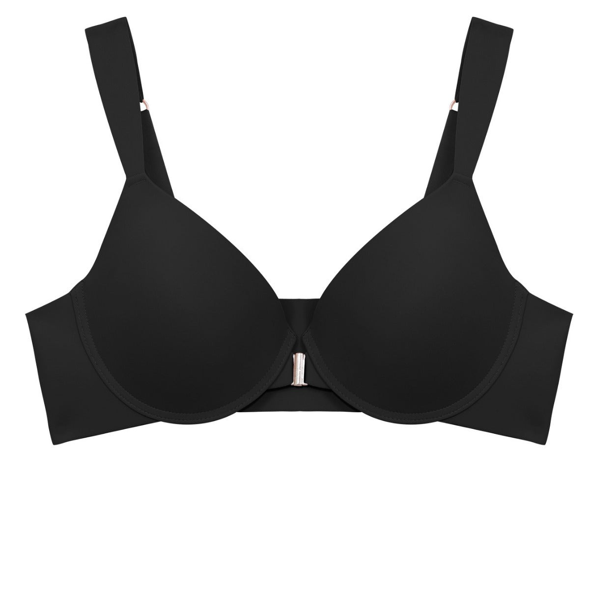 Adjustable Plus-size Womens Front-closure Bra