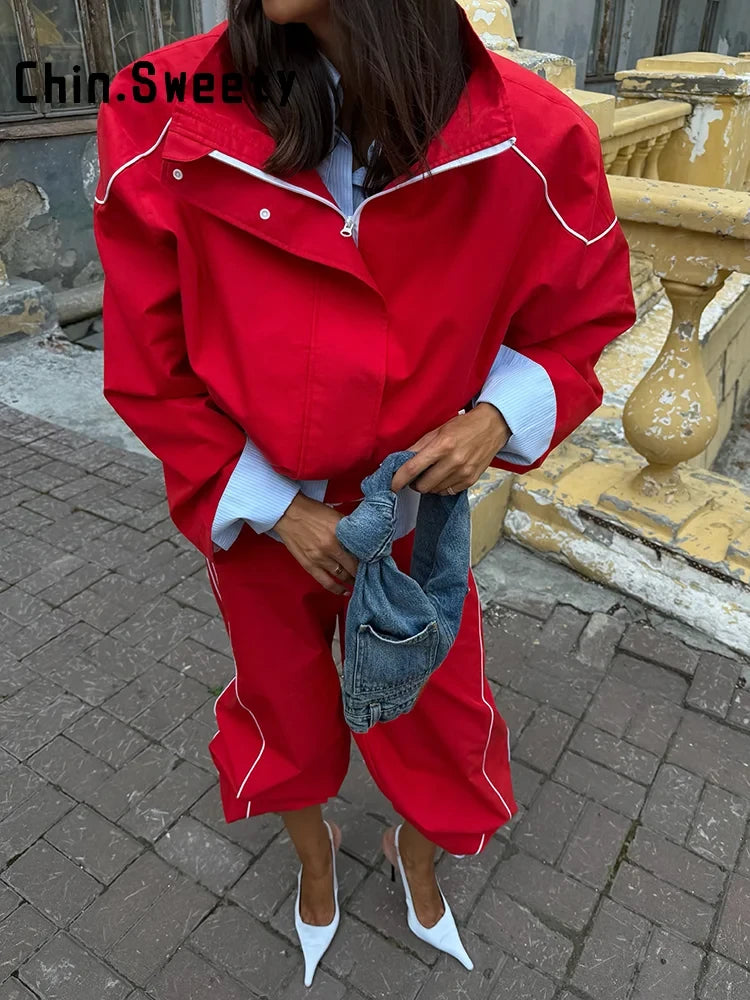 Windproof Two Piece Pants Set