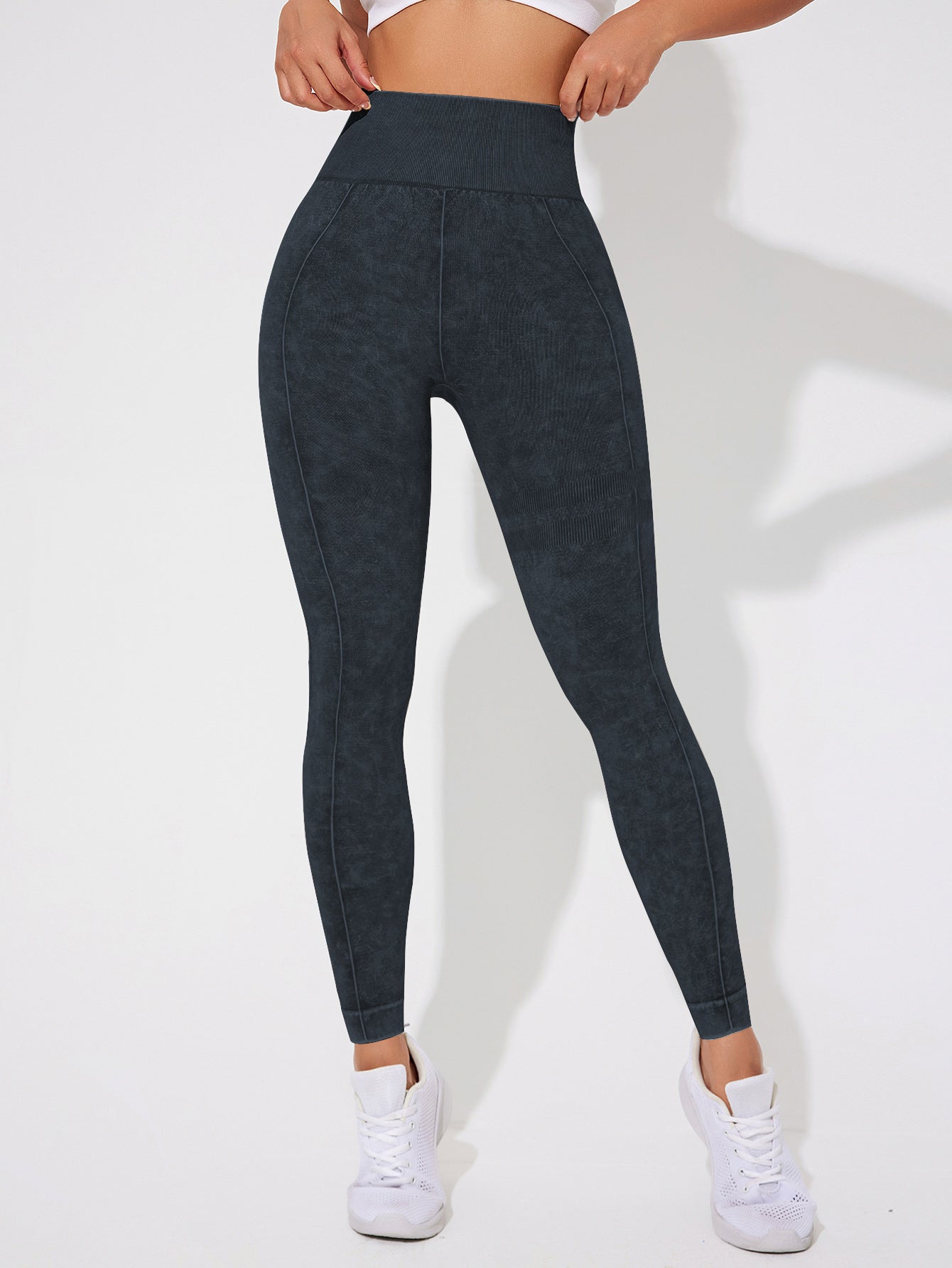 Seamless Yoga High Waist Belly Contracting Sports Tights