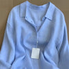 Casual Long Sleeve Linen Blend Shirt