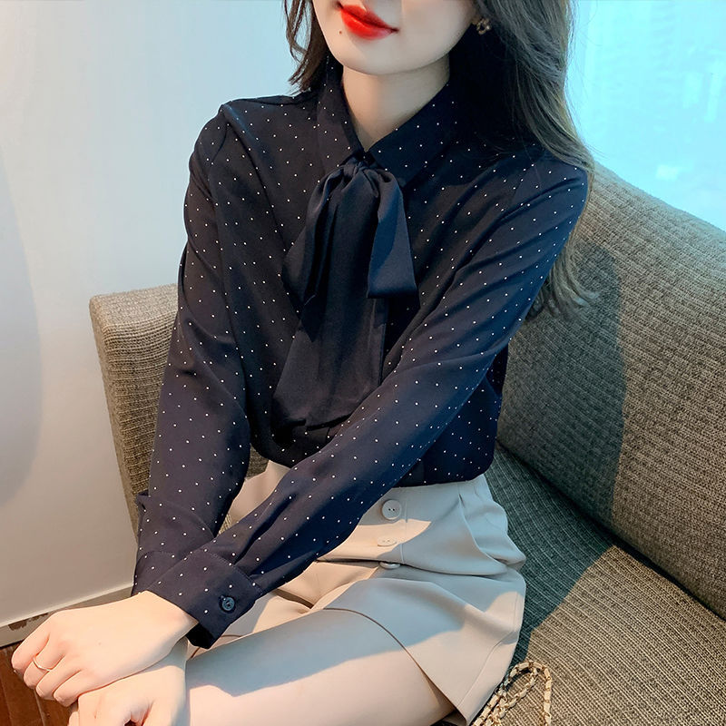 SpringSummer Bow-Tie Blouse For Women