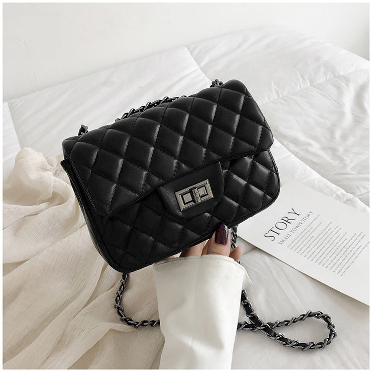 Casual Diamond Crossbody Small Square Bag