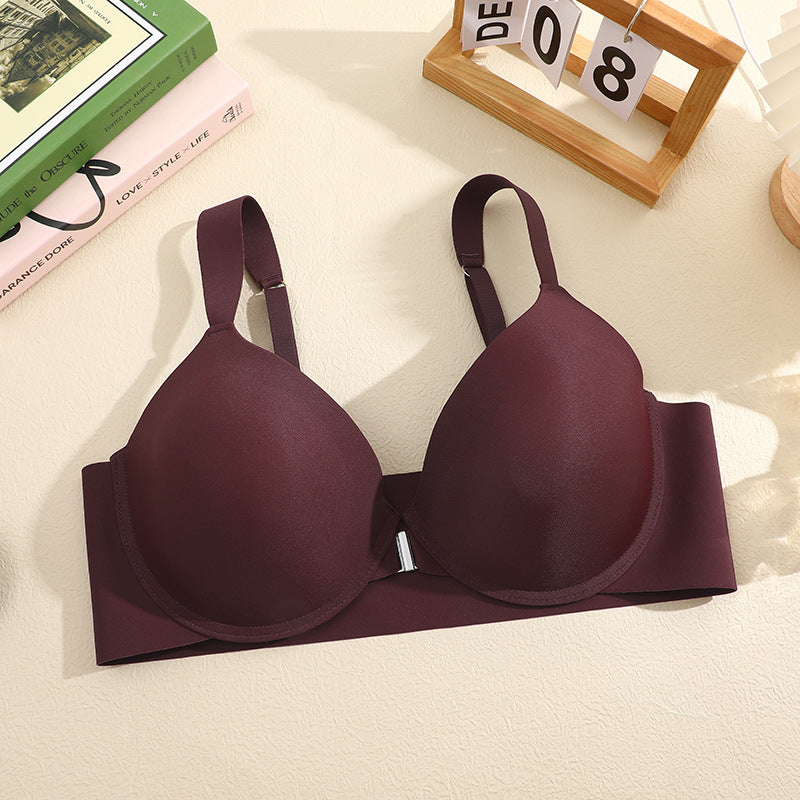 Adjustable Plus-size Womens Front-closure Bra