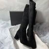 Suede Mid Calf Winter Boots