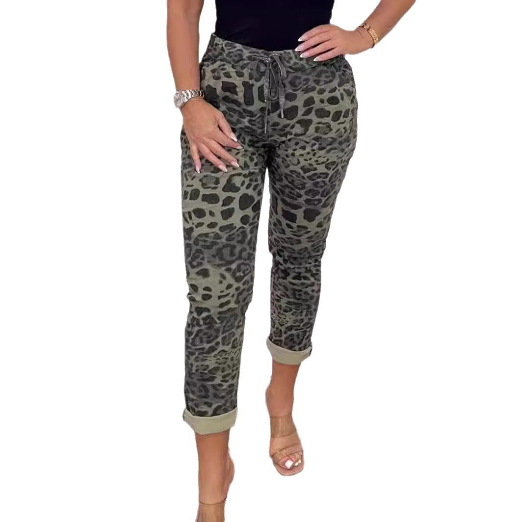 Fashion Camouflage Print Loose Casual Pants Sports Pants