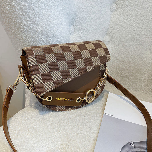 Houndstooth Personality Daily Commuter Female Bag