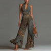 Floral Print Chiffon Boho Beach Dress