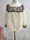 Boho Printed Western Cowgirl Shirt