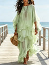 Casual Ruffled Maxi Dress