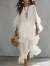 Casual Ruffled Maxi Dress